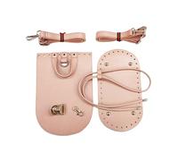 YUGSHNKFC Juego de mochila de costura para manualidades, bolsa de piel sintética, base inferior y cubiertas, correa ajustable para hacer bolsos de ganchillo, accesorios, materiales de fabricación de