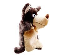 YUGSHNKFC Lanzada Marioneta Mano del Animal Animal Interactivo Big para Juguete Lobo Gris para para Jugar Narración Historias Fingir para Los Regalos Juego