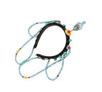 YUGSHNKFC Llamativa cadena para la frente, diadema tibetana para boda, mujer, novia, peinado, sesiones de fotos, tiaras