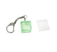 YUGSHNKFC Llavero translúcido colgante para probar interruptores mecánicos de teclado, herramienta de alivio del estrés con tecla, 1 juego de 20 x 20 x 12 mm