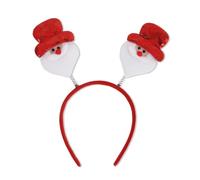 YUGSHNKFC MerryChristmas - Diadema con lazo, muñeco de nieve, accesorios para el cabello, accesorios para fiestas