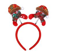 YUGSHNKFC MerryChristmas - Diadema para todas las edades, temática navideña, aro de felpa para el pelo, actuaciones escénicas, accesorios para el cabello, suministros para fiestas