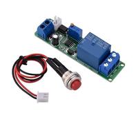 YUGSHNKFC Módulo de conmutación de retardo de apagado de 12 V, temporizador ajustable, módulo de apagado de retardo, relé de temporización, conmutación de tiempo, temporizador de 1 a 10 segundos, relé