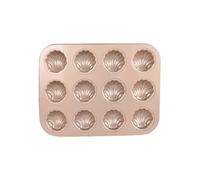 YUGSHNKFC Molde Para Pasteles Madeleine Con Forma De Acero Carbono Utensilios Hornear Antiadherentes Molde Hornear Pasteles Postre 6/12 Cavidades Hogares Cocina Familia