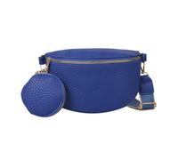 YUGSHNKFC Monedero para mujer, riñonera, cruzado, para viajes, caminar, correr, senderismo, ciclismo, ajustable, Blue, Bolsa de hombro