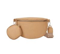 YUGSHNKFC Monedero para mujer, riñonera, cruzado, para viajes, caminar, correr, senderismo, ciclismo, ajustable, Khaki, Bolsa de hombro