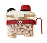 YUGSHNKFC Novelty Pitcher Shape Pet Food Containers Large Capacity Sealing Lid Anti Spill Light Weight for Daily Use Traveling Travel Friendly Pet Food Containers