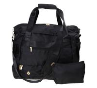 YUGSHNKFC Overnight Bag - Bolsa de deporte de gran capacidad para mujeres y hombres, bolsa de deporte con compartimento, Black, Bolsa de hombro