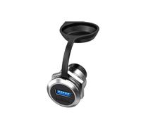 YUGSHNKFC Par De Acopladores Montaje En Panel USB3.0 Carcasa Aleación Zinc Resistente A La Corrosión Calidad Instalación Tuerca Trasera Sin Complicaciones Instalación Sin Tornillos