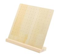 YUGSHNKFC Pendientes de madera y soporte para pendientes, almacenamiento de joyas, expositor con múltiples opciones para colgar accesorios