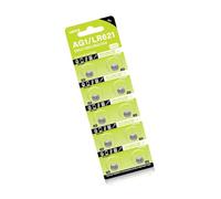 YUGSHNKFC Pilas para Reloj SR621SW, Pila de botón AG1 de 1, 55 V LR621 LR60 SR60, Repuesto de Moneda alcalina para Dispositivo electrónico de Reloj, 10 Uds