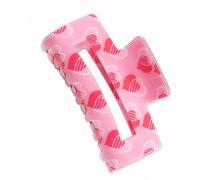 YUGSHNKFC Pinza para el pelo con diseño de corazón para el día de San Valentín, horquilla de sujeción fuerte para niñas con forma de corazón, g, Talla única