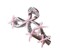 YUGSHNKFC Pinza para el pelo para mujer, cinta de moño, pinza para el pelo, pinza de plátano, pinza de mandíbula elegante, adorno para el pelo de niña