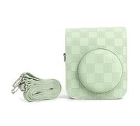 YUGSHNKFC Práctica bolsa cruzada para cámara, para mujeres y hombres, bolsa de hombro de poliuretano para cámara, accesorio para bolsa de hombro, Green