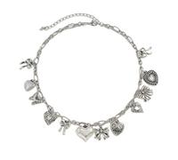 YUGSHNKFC Punk Styles - Collar elegante con dije de corazón ajustable, accesorio conveniente para mujeres de moda, regalos de joyería de moda, Metal