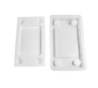 YUGSHNKFC Rectangle Candle Stand Base Molds for Making Pillar Candle Holder Tealight Holder Stand Room Decorations Handmade Crafts