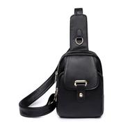 YUGSHNKFC Riñonera cruzada 2023 para adolescentes y niñas, bolsa deportiva de gran capacidad, versátil bolsa de viaje con cinturón, Black, Bolsa de hombro