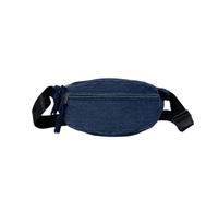 YUGSHNKFC Riñonera pequeña cruzada a la moda, estilo Harajukus, bolsa de pecho con correa ajustable, bolsa de teléfono para correr, Azul oscuro.