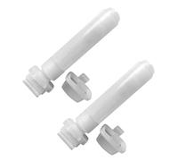 YUGSHNKFC Rotulador acrílico vacío recargable, rotulador de punta plana/redonda para pintar sobre, madera, cerámica, Metal, lienzo, marcadores artísticos, 2 uds