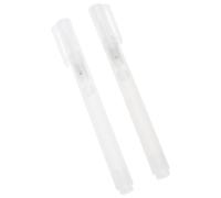 YUGSHNKFC Rotulador acrílico vacío recargable, rotulador de punta plana/redonda para pintar sobre, madera, cerámica, Metal, lienzo, marcadores artísticos, 2 uds