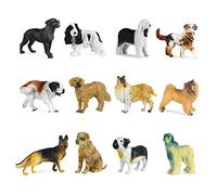 YUGSHNKFC Simulación 3-4 Pulgadas Animal Puppy Puppy Figurine Modelo Blando Aprendizaje Aprendizaje Aprendizaje Cápsula Decoración del Automóvil