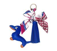 YUGSHNKFC Sophisticated Dachshund Key Holder Enhances Styles and Personality Effortlessly Leather Tassels Bag Charm for Key Dog Ornament