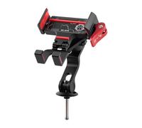 YUGSHNKFC Soporte de aleación de aluminio para teléfono de bicicleta, abrazaderas de teléfono para bicicleta, clip de scooter, soportes de ciclismo antideslizantes ajustables