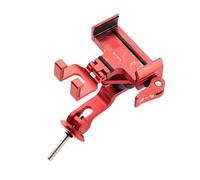 YUGSHNKFC Soporte de aleación de aluminio para teléfono de bicicleta, abrazaderas de teléfono para bicicleta, clip de scooter, soportes de ciclismo antideslizantes ajustables