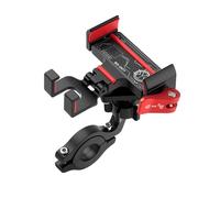YUGSHNKFC Soporte de aleación de aluminio para teléfono de bicicleta, abrazaderas de teléfono para bicicleta, clip de scooter, soportes de ciclismo antideslizantes ajustables