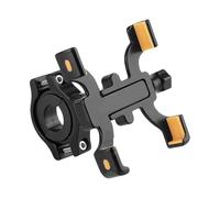 YUGSHNKFC Soporte de aleación de aluminio para teléfono de bicicleta, abrazaderas de teléfono para bicicleta, clip de montaje superior ajustable, antideslizante, soportes de ciclismo para manillar
