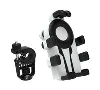 YUGSHNKFC Soporte de teléfono para bicicleta de instalación rápida, a prueba de golpes, para manillar, montaje seguro, soporte de teléfono para bicicleta de montaña con agarre de silicona
