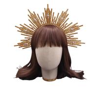 YUGSHNKFC SunGoddess - Diadema para mujer, diadema VirginMary para fiesta, boda, Halloween