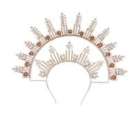 YUGSHNKFC SunGoddess - Diadema para mujer, estilo vintage, VirginMary, para Halloween, fiesta, boda, tocado