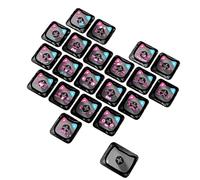 YUGSHNKFC Teclas con Brillo Nocturno Personalizables 21 Diseño De Corazón De Perfil Mao para Escribir Y Jugar Cómodamente Brillo Nocturno para Escribir Comodidad