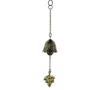 YUGSHNKFC Traditional Japanese Temple Bells Antique Style Rustproof Material Soothing Ringing Sound Yard Wind Chimes Outdoor Yard Wind Bells