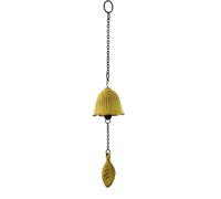 YUGSHNKFC Traditional Japanese Temple Bells Antique Style Rustproof Material Soothing Ringing Sound Yard Wind Chimes Outdoor Yard Wind Bells