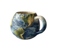 YUGSHNKFC Vasos con Temática De Astronomía Tazas Cerámica Forma Planeta Resistentes Calor Patrón Planeta Solar Decoración Cocina Temática Espacial Única