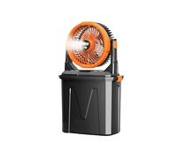 YUGSHNKFC Ventilador De Nebulización para Acampada Batería De 20000mAh Oscilante 3 Orificios para Tienda De Campaña Junto a La Piscina Jardinería Alimentación USB Portátil