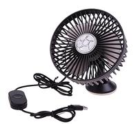 YUGSHNKFC Ventosa giratoria Individual para Cabezal de Ventilador de, Tablero de Instrumentos, Ventilador USB de Escritorio, Enfriador de refrigeración automático para SUV, Truc, Tablero para y