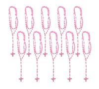 YUGSHNKFC Vibrante collar de nailon tejido a mano, ajustable, collar de cruces de nailon tejido a mano, accesorio para creadores de tendencias, Nailon