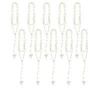 YUGSHNKFC Vibrante collar de nailon tejido a mano, ajustable, collar de cruces de nailon tejido a mano, accesorio para creadores de tendencias, Nailon