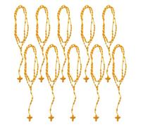 YUGSHNKFC Vibrante collar de nailon tejido a mano, ajustable, collar de cruces de nailon tejido a mano, accesorio para creadores de tendencias, Nailon