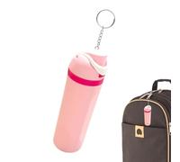 Yugugomo Mini botella colgante | Llavero de botellas impresas en 3D - Pequeño accesorio de joyería para mujer, hombre, niños, viajes, escuela, casa, mochila, Rosa A., Siehe Beschreibung