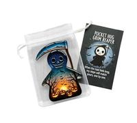 Yugugomo Tarjeta Fantasma de Bolsillo - Tarjeta Inspiracional Portátil,Detalle Inspiracional Halloween Fantasma Murciélago Muerte Para Hogar Adultos Niños Adolescentes Graduados Colegas