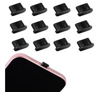 YUGUOLAN 12 unidades USB C antipolvo tapa protectora USB C protección conector de carga USB C cubierta USB C tapón antipolvo para iPhone 15, iPhone 16 Pro Max, nuevo iPad, AirPods, Samsung, Xiaomi