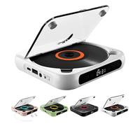 Yuguz Portable CD Player, 2025 New Bluetooth Compatible Small CD-Players with Headphones, Supports CD/USB/BT and Repeat Modes (White)