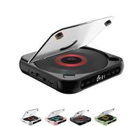 Yuguz Portable CD Player, 2025 New Portable Bluetooth-Compatible CD-Player, Built-in HiFi Speaker, Supports Multiple Audio Modes, for Home, Office, Travel (Black)