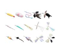 YUHANGCIYE Recambio, 9 piezas/8 piezas/15 varitas para gatos, accesorios de juguete de repuesto para gatos, varita de repuesto para gatos, accesorios de repuesto interactivamente para gatos (C#