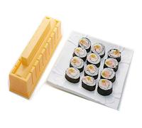 YUHE Kit de fabricación de sushi, molde de sushi, kit de fabricación de sushi, edición premium (forma redonda)