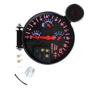 yuhlkopm Tacómetro para coche, medidor de RPM, indicador de temperatura del agua, temperatura del aceite, presión aceite con luz cambio 5